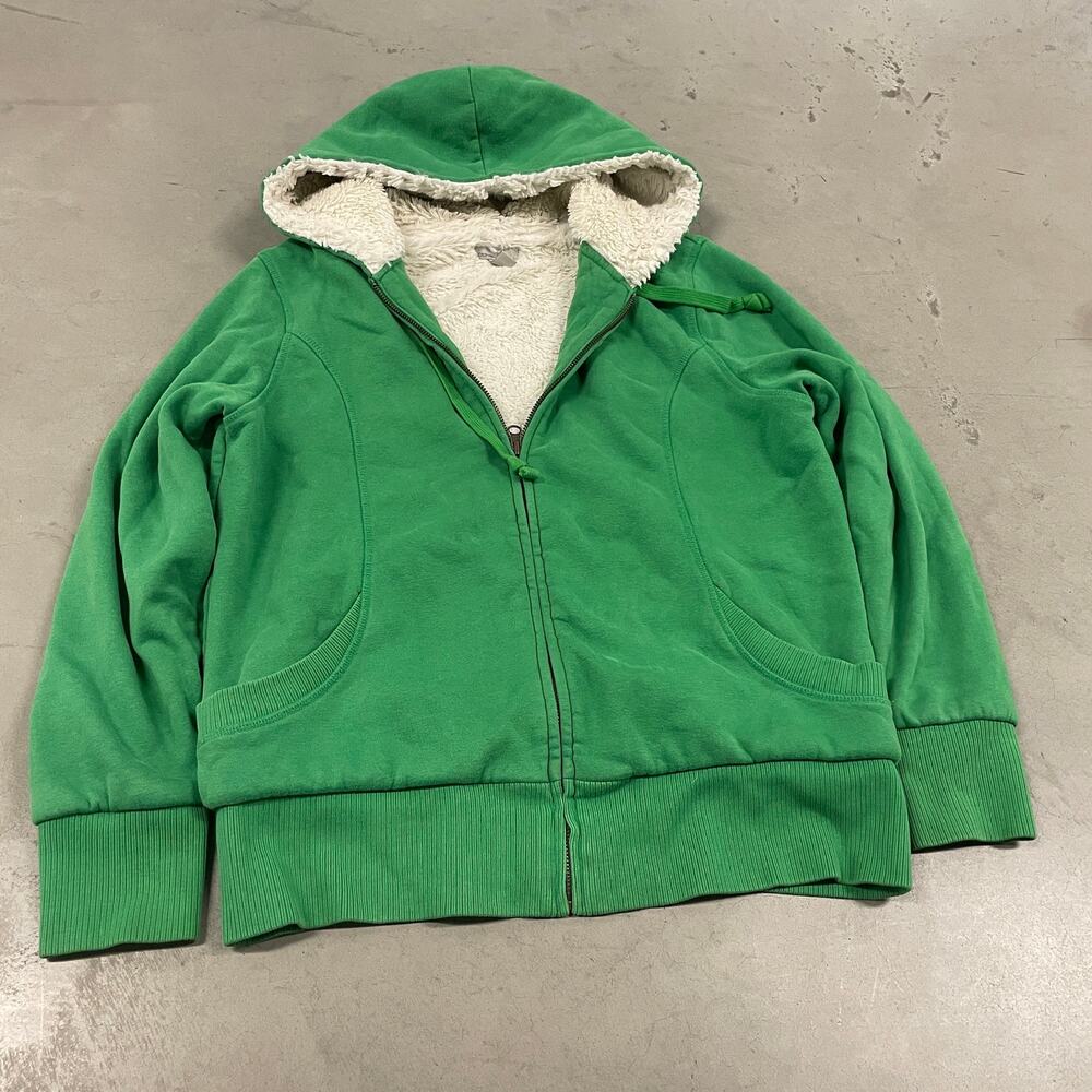 Y2K fur lined old navy hoodie